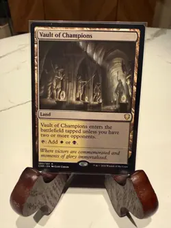 Vault of Champions - Commander Legends - Rare Land - NM - Image 1