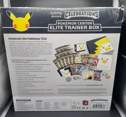 Pokemon Center Celebrations Elite Trainer Box New Sealed Rip On Plastic See Pix! - Image 2