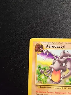 Pokemon TCG Aerodactyl Fossil Card 16/62 Unlimited Rare LP - Image 2