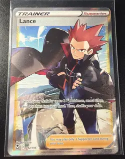 Pokemon Lance 192/195 Swsh12: Sword & Shield - Silver Tempest Holo Full Art - Image 1