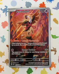 Pokemon TCG Fezandipiti 073/064 Shrouded Fable Holo Full Art Rare IR 2024 - Image 1