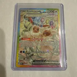 Eevee Ex 167/131 Prismatic Evolutions Special Illustration Rare Pokemon TCG - Image 1