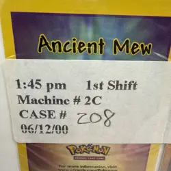 Ancient Mew Pokemon Movie Promo - DOUBLE Sealed Factory Pair w/ WOTC Press Label - Image 2