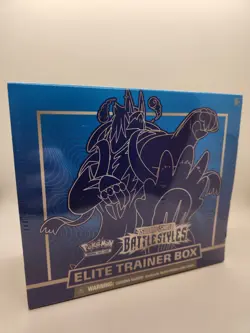 Pokemon TCG: Sword & Shield- Battle Styles Elite Trainer Box (Blue) FACTORY SEAL - Image 1