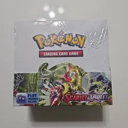 Pokemon Scarlet And Violet Booster Box Base Set - Tight Factory Sealed New - Image 1