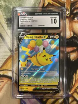 Pokemon Flying Pikachu V Celebrations (006/025) Holo - CGC 10 Gem Mint 🔥 - Image 1