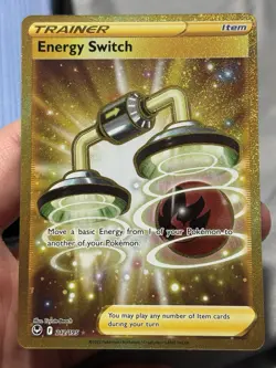 Pokemon Energy Switch 212/195 Secret Rare Silver Tempest - Image 1