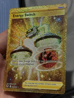 Pokemon Energy Switch 212/195 Secret Rare Silver Tempest - Image 3