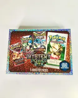 Pokemon 2024 Mystery Power Box 5 Booster Packs Chase Pack Walmart Rare - Image 1