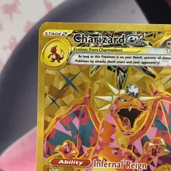 Pokemon TCG Charizard EX Hyper Rare Holo Card 228/197 Sv03: Obsidian Flames NM - Image 2
