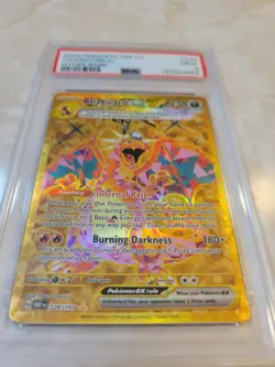 Pokemon TCG Charizard EX 2023 Obsidian Flames Holo Hyper Rare Card 228/197 SV03 - Image 2