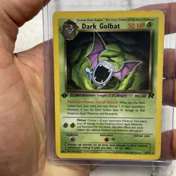 Pokemon TCG 1st Edition Dark Golbat 24/82 - Team Rocket - Vintage Rare MP WOTC - Image 1