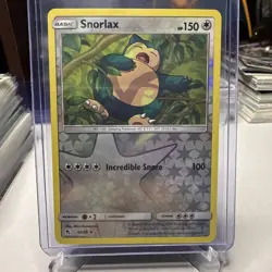 Snorlax Reverse Holo Foil - Hidden Fates 2019 50/68 - Mint Pokemon TCG Card - Image 1