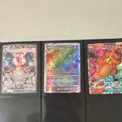 Pokemon TCG Charizard VMAX, VSTAR, GX Holo Card Lot (3 Cards) English - Image 1