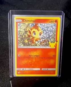 Chimchar 12/25 McDonald's 25th Anniversary Holo Promo Pokemon Card - Image 1