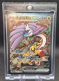 2025 POKEMON SV PRISMATIC EVOLUTIONS - PRE EN #166/131 RAGING BOLT EX - Image 3