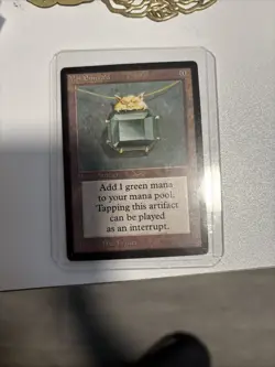 Magic the Gathering 1993 Mox Emerald Limited Edition Beta Rare CGC Authentic - Image 1