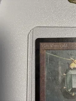 Magic the Gathering 1993 Mox Emerald Limited Edition Beta Rare CGC Authentic - Image 5