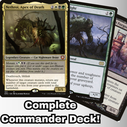 MTG Commander EDH Deck Nethroi, Apex of Death 100 Cards Custom Deck Graveyard - Image 1