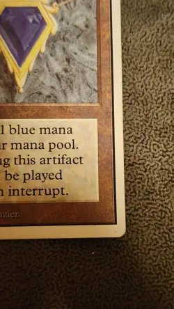 Mtg Unlimited Mox Sapphire Heavily Played - Image 4