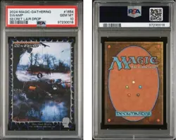 MTG PSA 10 Brain Dead Lands Swamp #1654 Basic Secret Lair Drop Reavis Non Foil - Image 1