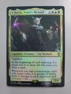 MTG Y'shtola, Night's Blessed Commander: Final Fantasy Foil Rare - Image 1