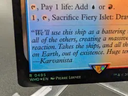 Fiery Islet (Extended Art) Universes Beyond: Doctor Who Foil - Image 2