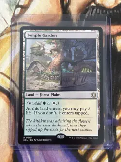 MTG Lorwyn Eclipsed Temple Garden 0268 Regular ECL Shock Land - NM - Image 3