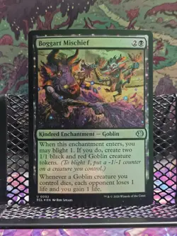 Boggart Mischief - 92 - Foil - Lorwyn Eclipsed - NM - MTG - Image 1