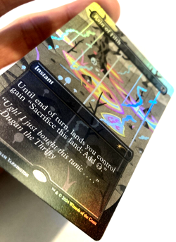 MTG Rain Of Filth *RAINBOW FOIL* Secret Lair Drop 1547 NM - Image 3