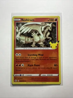 Holo Pokemon Celebrations Reshiram 002/025 - Image 1