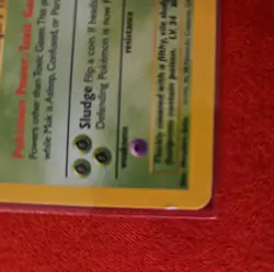 Pokemon TCG Muk Fossil Non Holo Card 13/62 LP Condition - Image 5