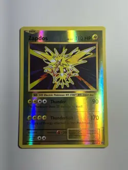 Zapdos 42/108 Pokemon Evolutions Reverse Holo Rare TCG LP - Image 1