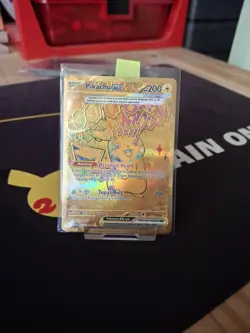 Pikachu ex 179/131 Hyper Rare Gold Card Pokemon Prismatic Evolutions Tera - Image 1