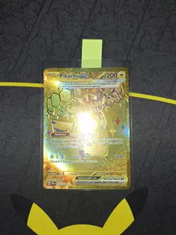 Pikachu ex 179/131 Hyper Rare Gold Card Pokemon Prismatic Evolutions Tera - Image 2