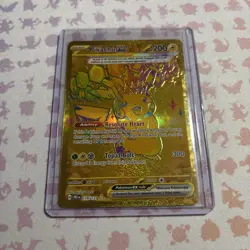 Pikachu ex 179/131 Hyper Rare Gold Card Pokemon Prismatic Evolutions Tera - Image 1