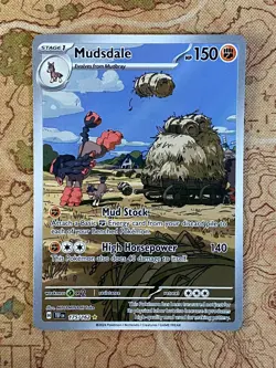 Pokemon Card TCG - Mudsdale 175/162 Illustration Rare Temporal Forces Near Mint - Image 1