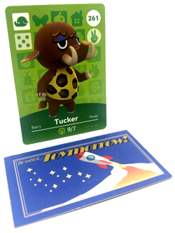 Animal Crossing Nintendo Amiibo - TUCKER #261 - Series 3 Authentic Card - Image 1