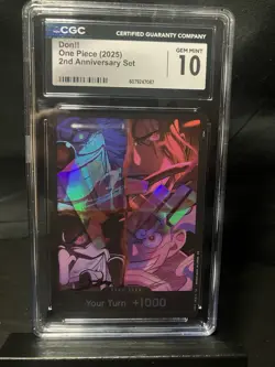 DON!! Card (English Version 2nd Anniversary Set) One Piece Promotion Cards Foil - Image 1