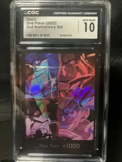 DON!! Card (English Version 2nd Anniversary Set) One Piece Promotion Cards Foil - Image 2