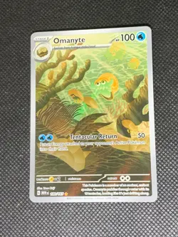 Omanyte 180/165 IR - S&V 151 Pokemon Card - NM - Image 1