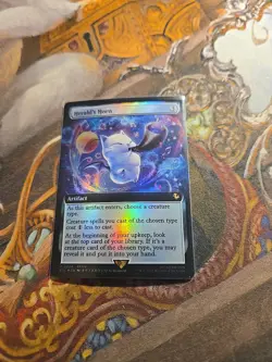 Herald's Horn Extended Art Foil MTG BAB Promo - Played - - Image 1
