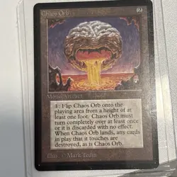 Magic The Gathering - Chaos Orb Limited Edition Beta Rare - Image 1