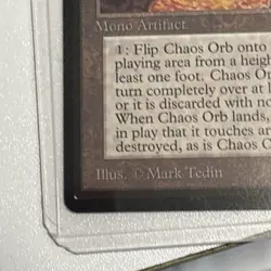 Magic The Gathering - Chaos Orb Limited Edition Beta Rare - Image 2