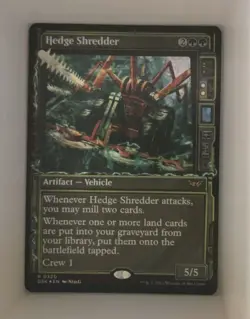 Hedge Shredder #320 Showcase Foil Duskmourn: House Of Horror Rare NM MTG 2024 - Image 1