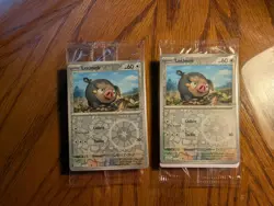 Lechonk Pokemon Center Promo 155/198 Sealed (2 card lot) - Image 1