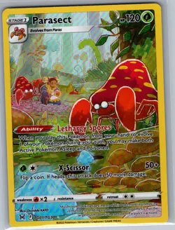 Parasect TG01/TG30 SWSH11: Lost Origin Trainer Gallery - Pokemon Card - NM - Image 1
