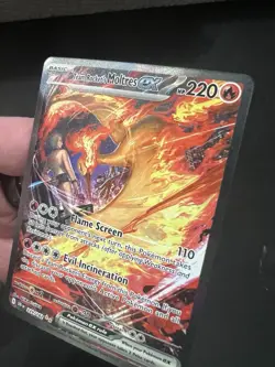 Pokemon TCG Team Rockets Moltres EX 229/182 SIR Destined Rivals Very Minty Mint - Image 5