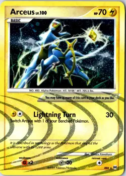 Pokemon tcg: Arceus Arceus (AR6) #AR6 Holo - LP Holo Rare .VO5 - Image 1