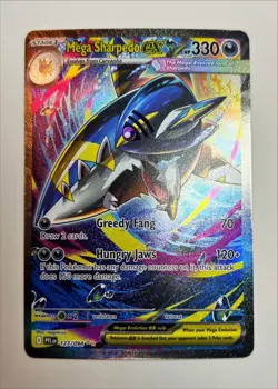 Mega Sharpedo ex - 127/094 - ME02: Phantasmal Flames (PFL) Pokemon 2 OUT OF 2 - Image 1